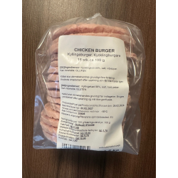 Kylling Burger, 15x100 g. Anafood